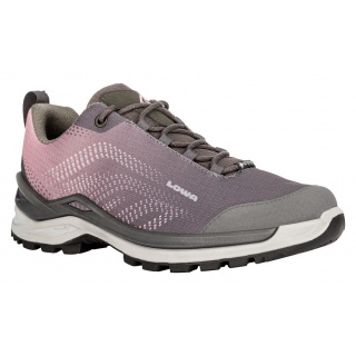 Lowa Hiking Shoes Zirrox Low GTX (Multifunctional, waterproof) anthracite/pink Women